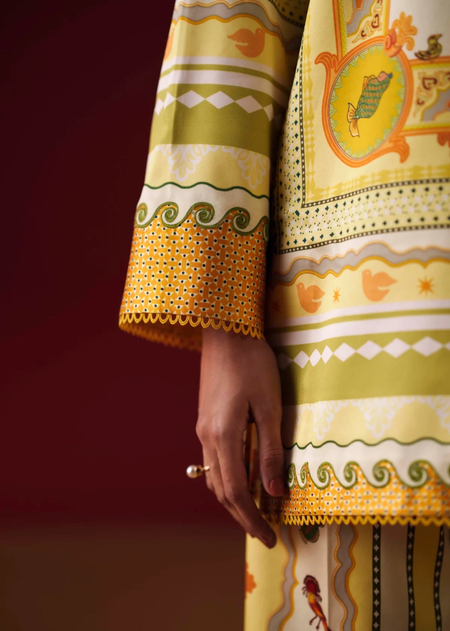 crepe Co Ord Sets in Mellow yellow