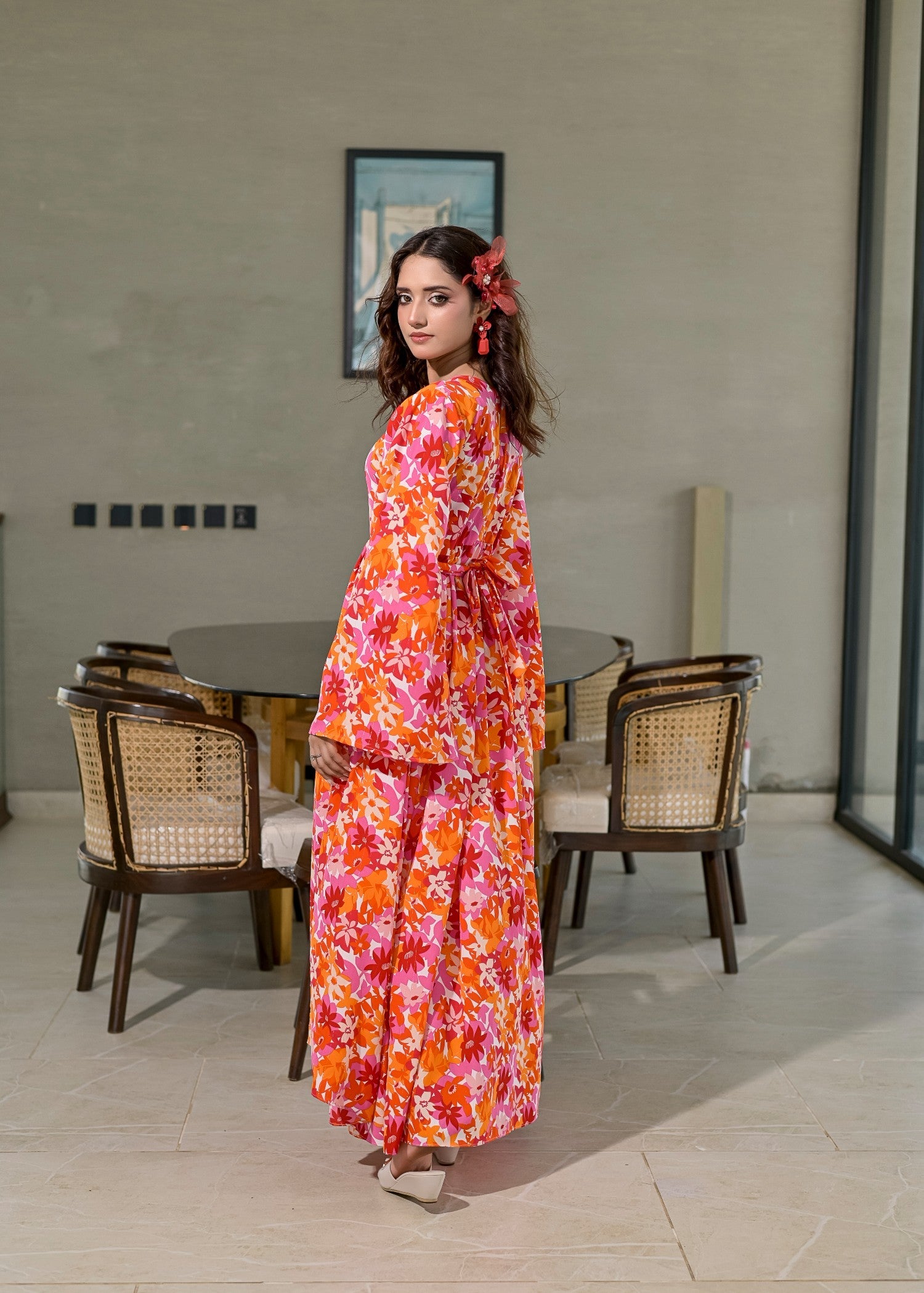 chiffon Maxi in Multi