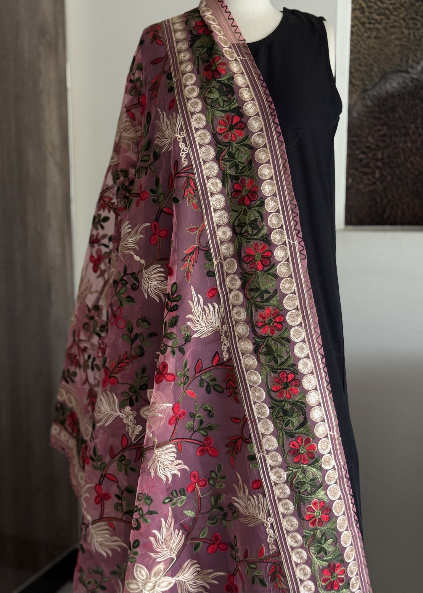 Dupatta in Multi Color by - Trendy Women Dupatta OHL3198