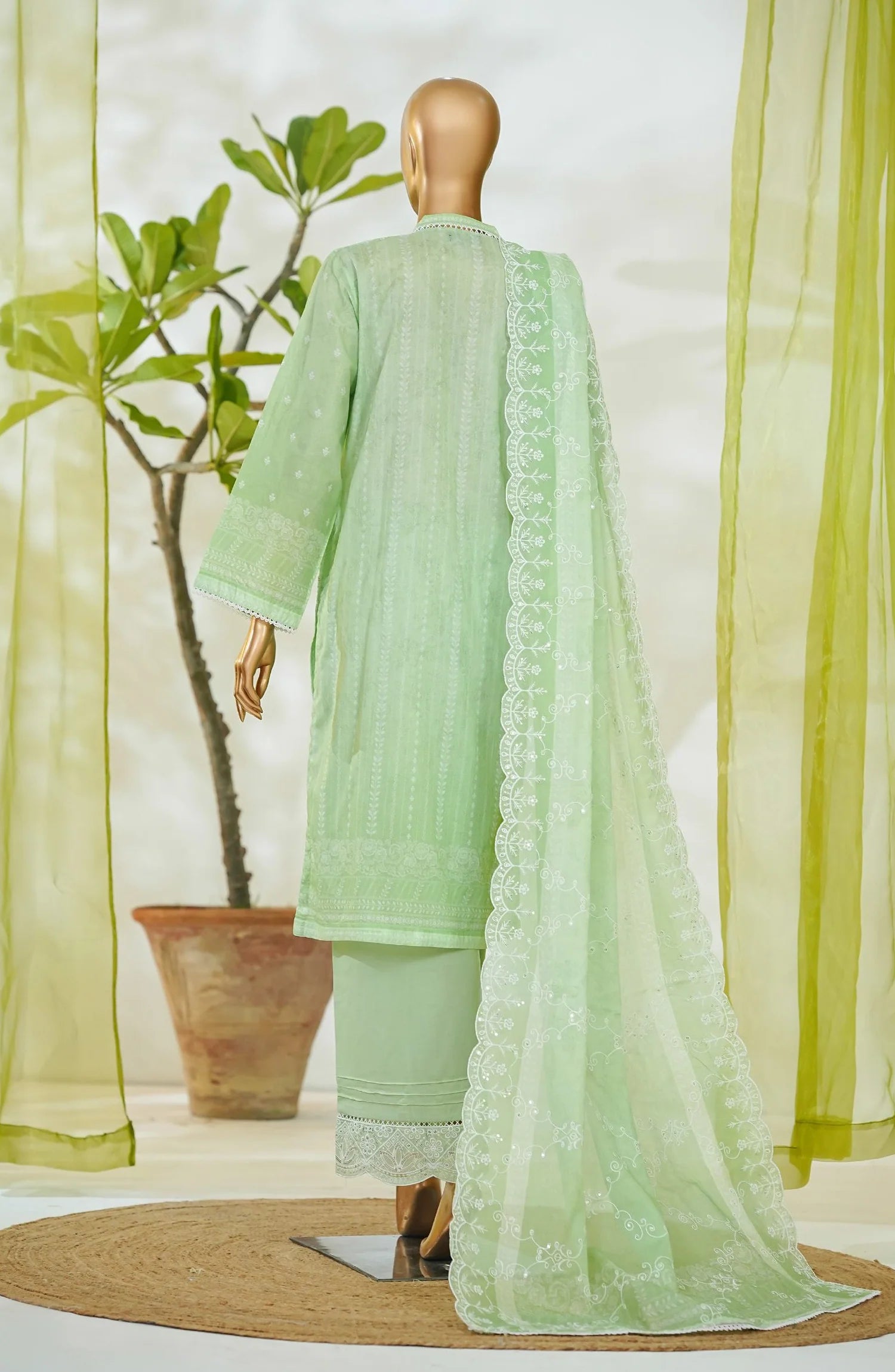 RTW White & White Embroidered Lawn – 13