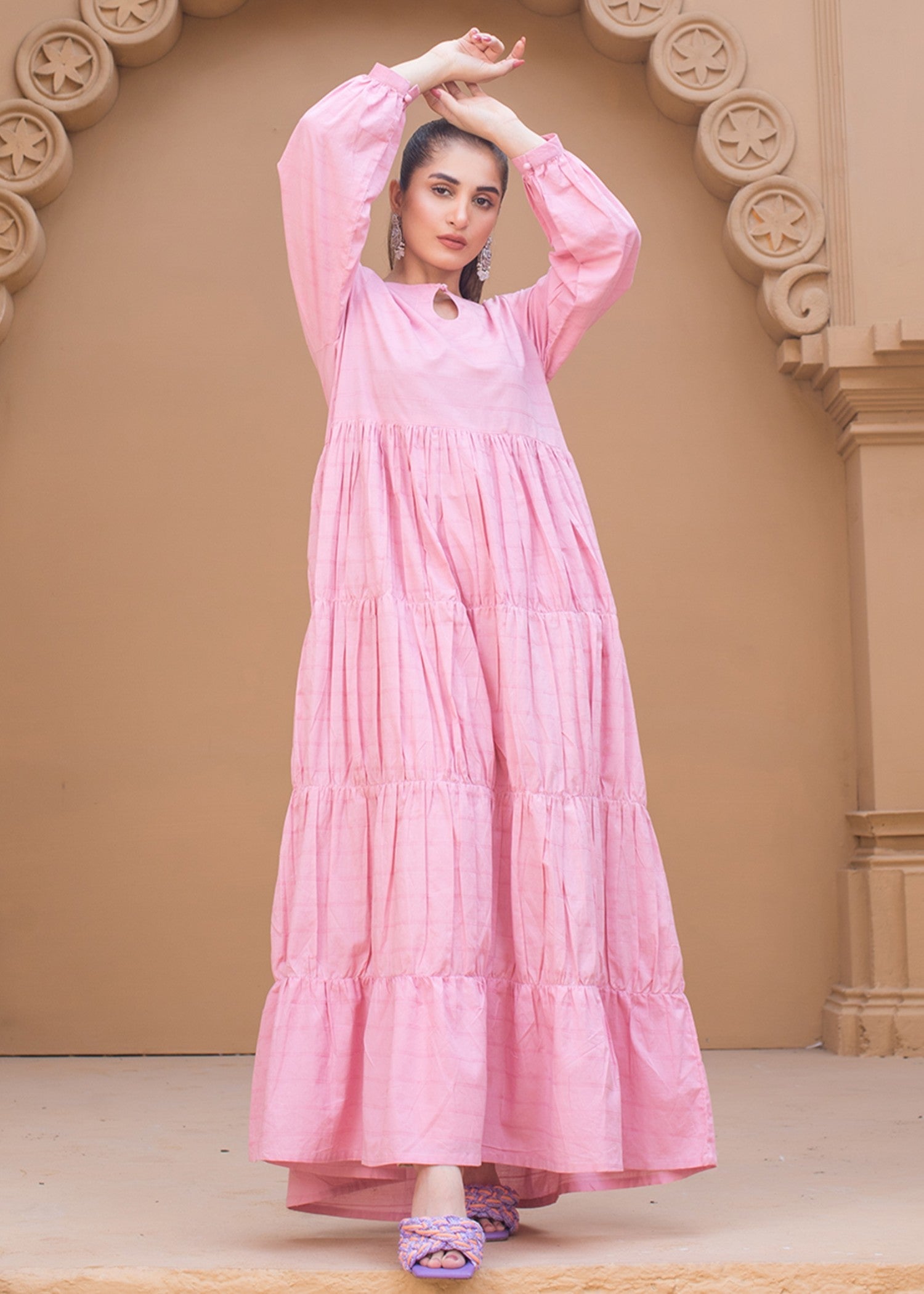 cotton Maxi in Pink