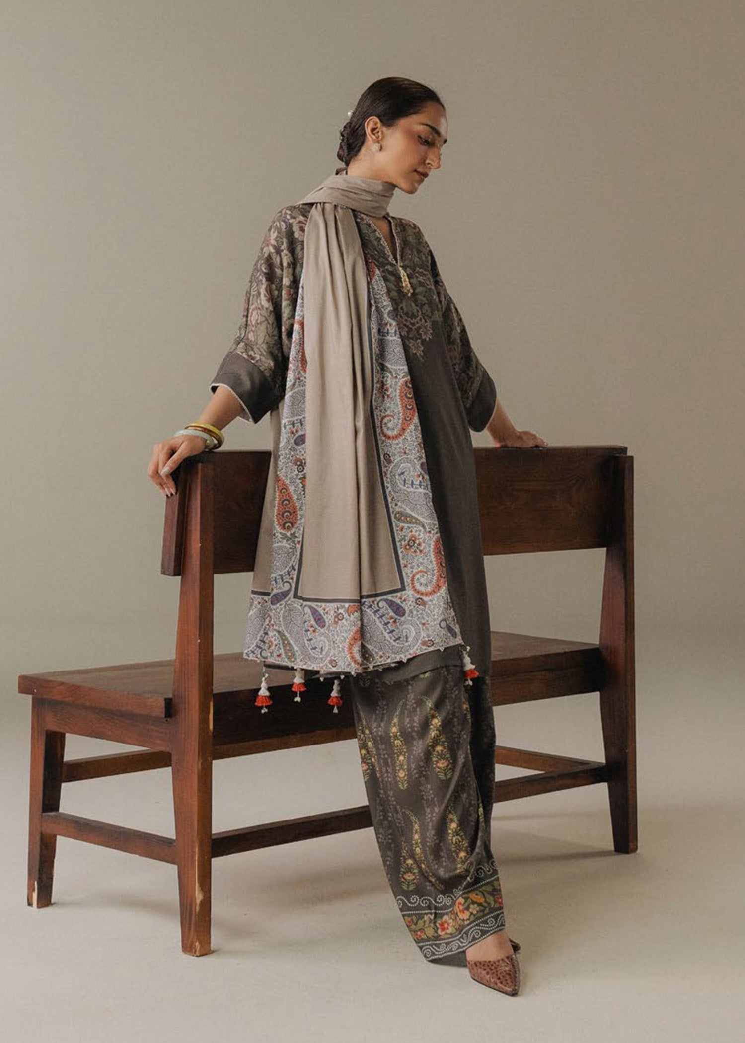 linen Unstitched in Grey