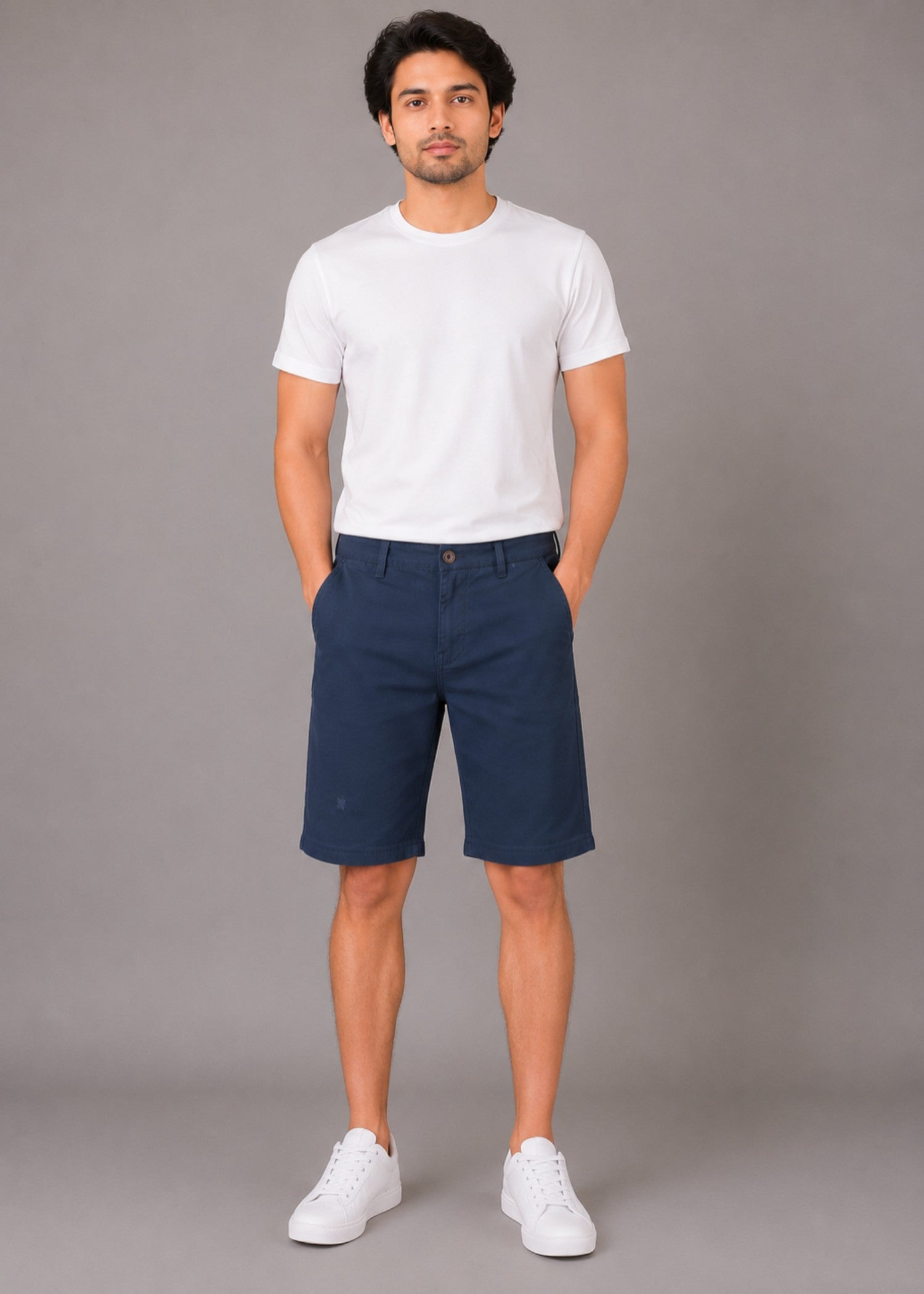 denim Shorts in Sapphire blue