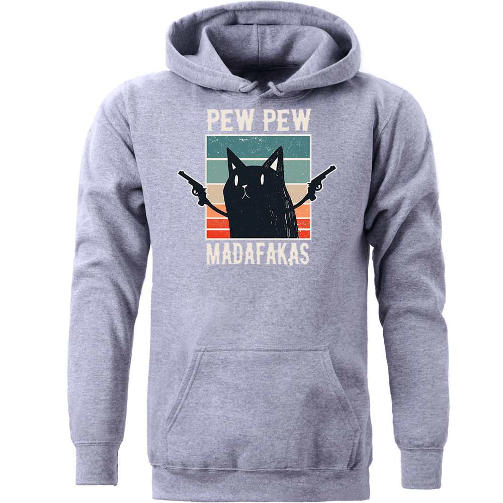 Men'S Hooded Trendy Cartoon Sweater Sports Jacket