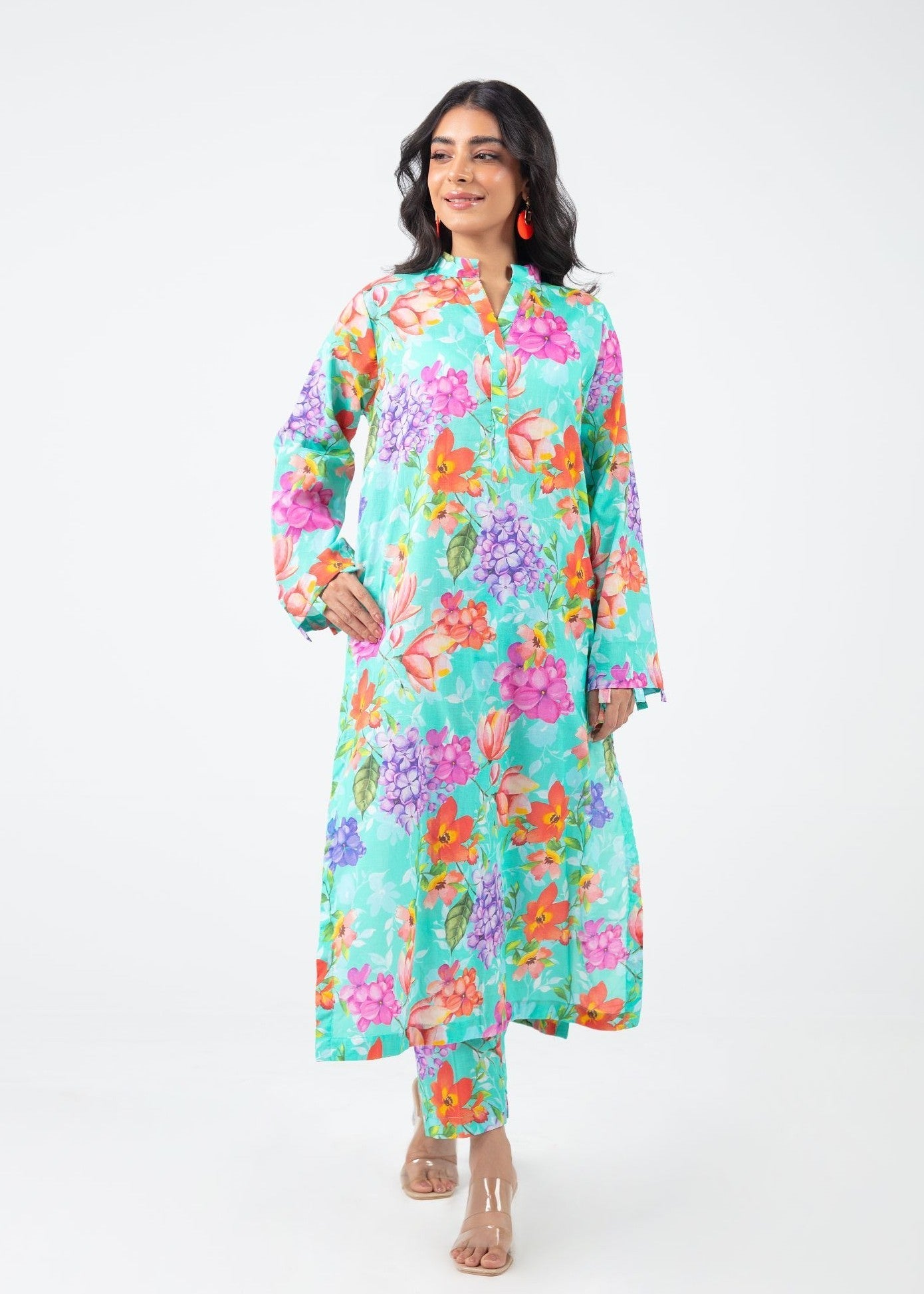cambric Co Ord Sets in Ice blue