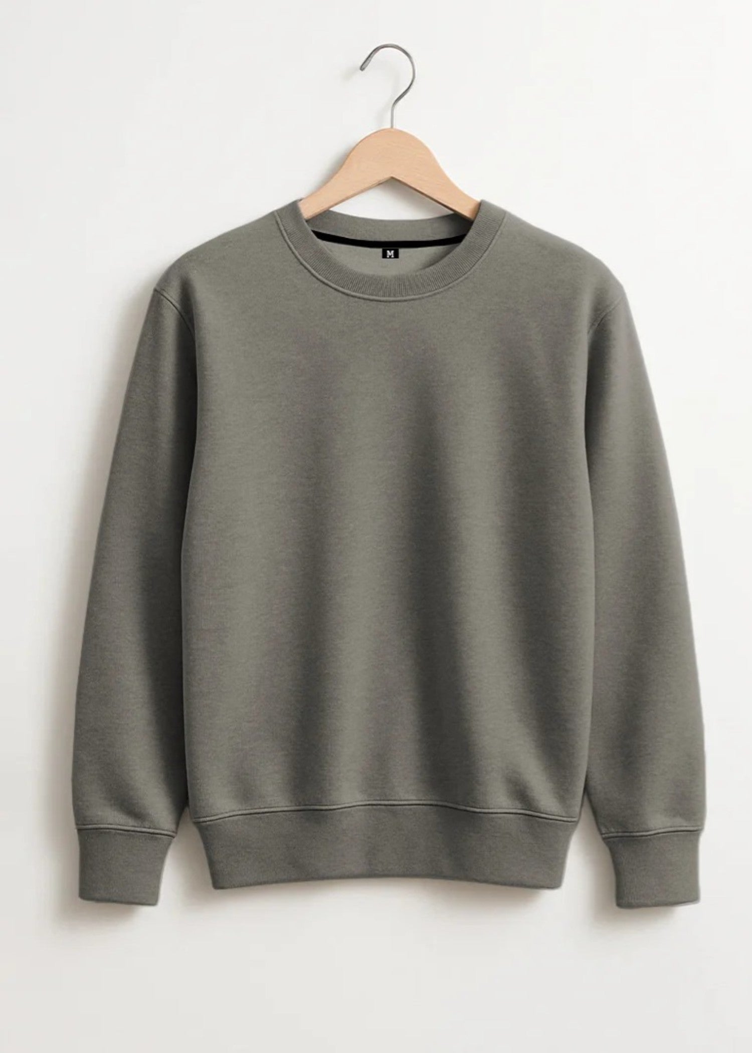fleece Sweatshirt in Zinc grey