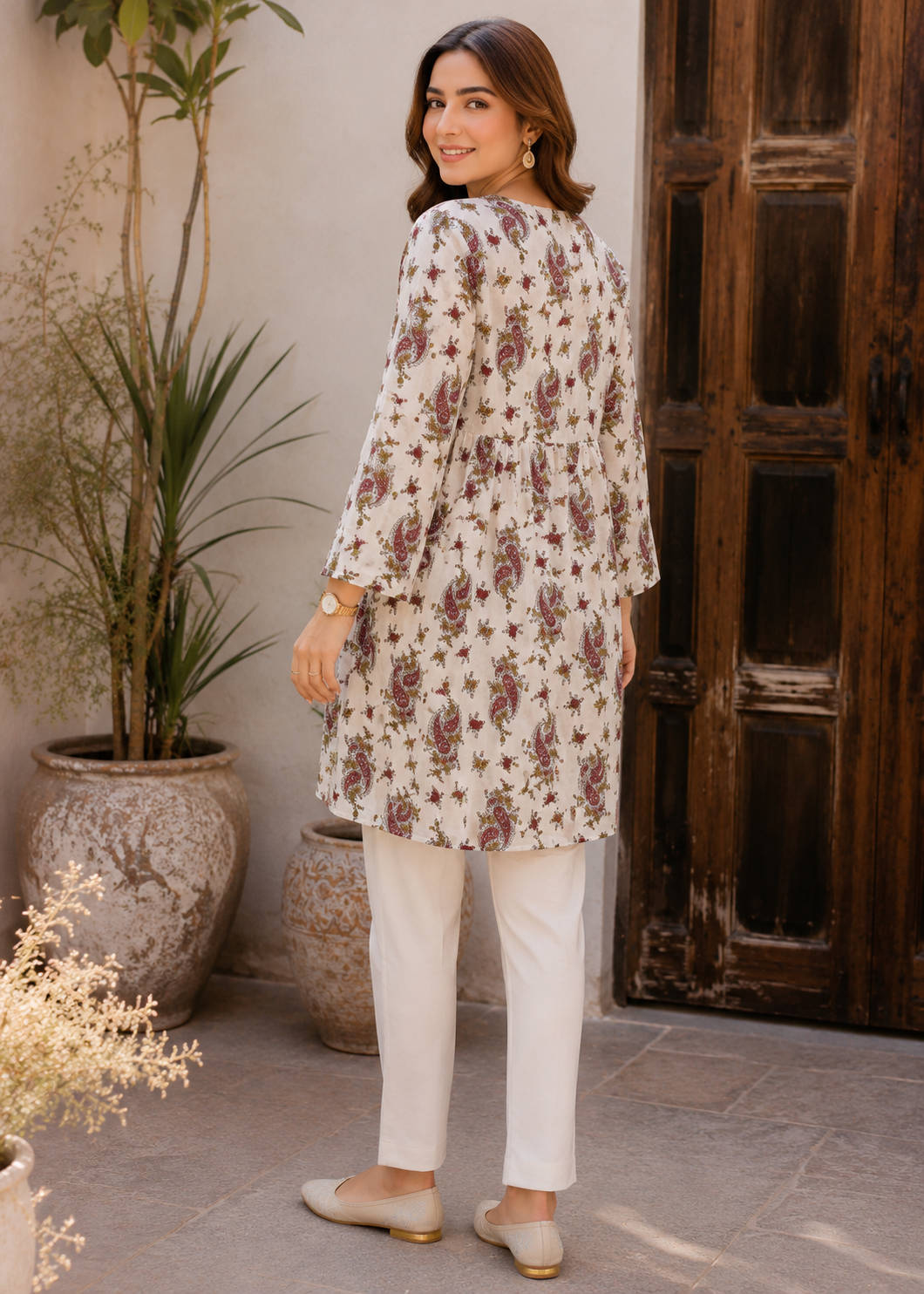 lawn Tunic in White