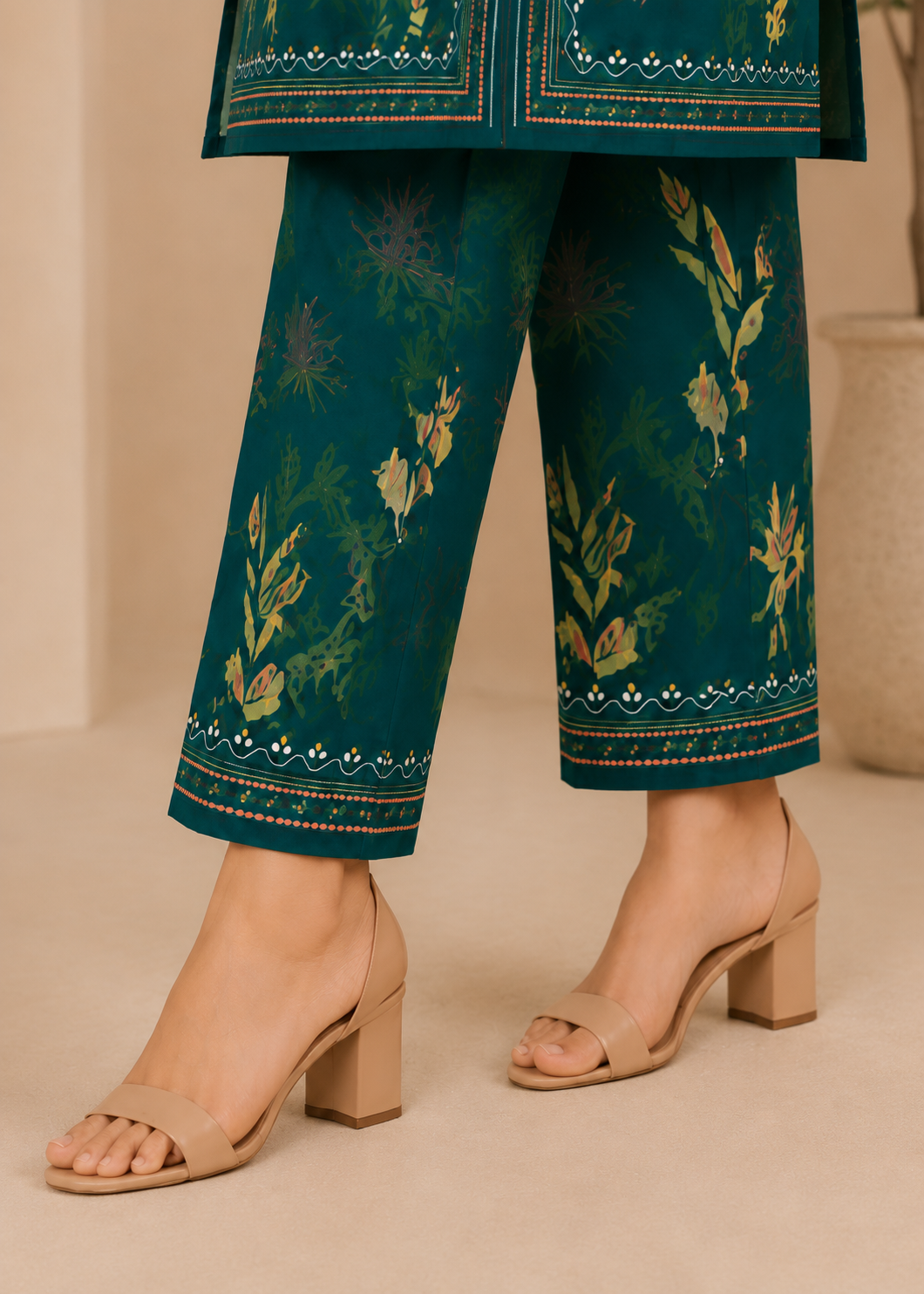 lawn Co Ord Sets in Teal