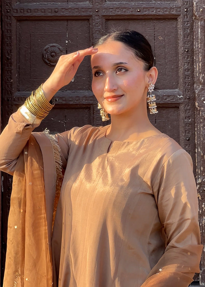 silk grip Maxi in Golden brown