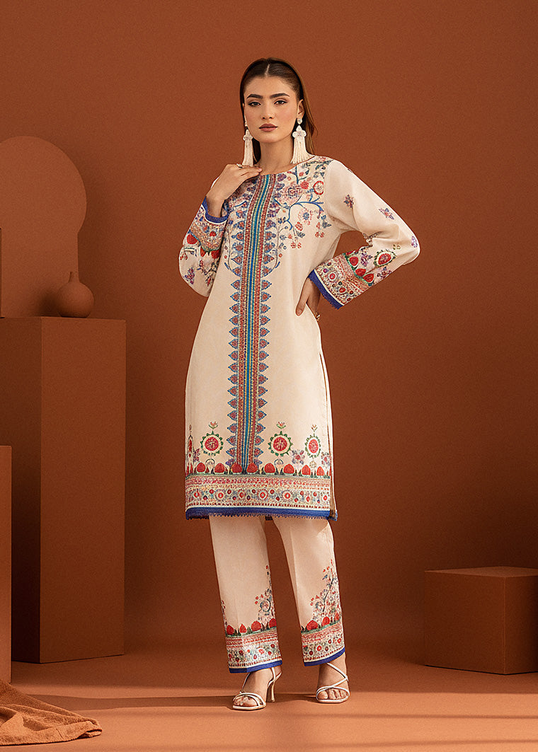 cambric Co Ord Sets in Beige, multi