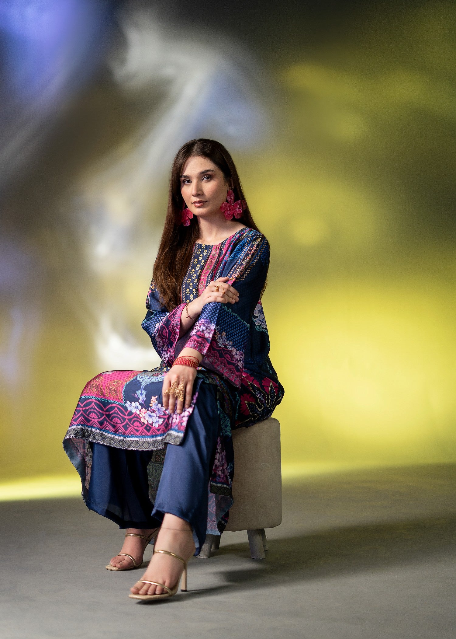 charmuse/shamooz Kaftan in Dark blue