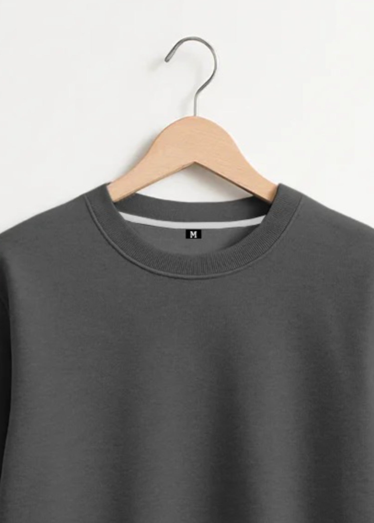 fleece Sweatshirt in Ebony