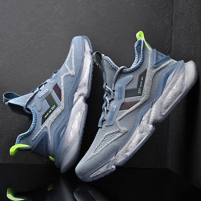 Lightweight Autumn Winter Breathable Trendy Reflective Men's Shoes