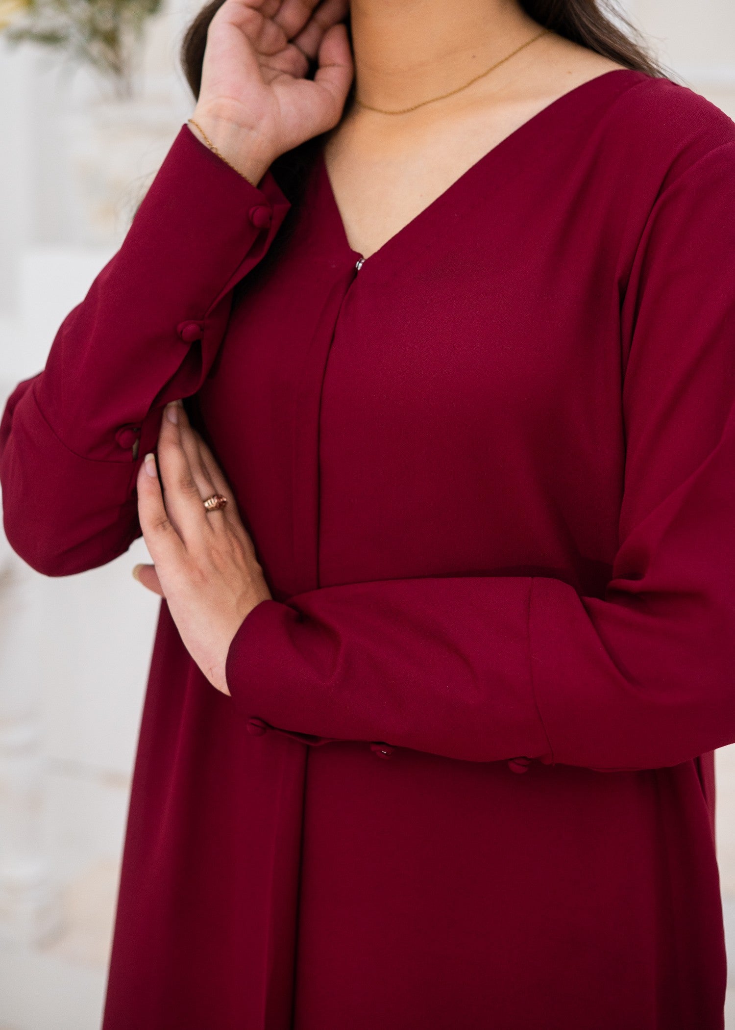 georgette Co Ord Sets in Magenta