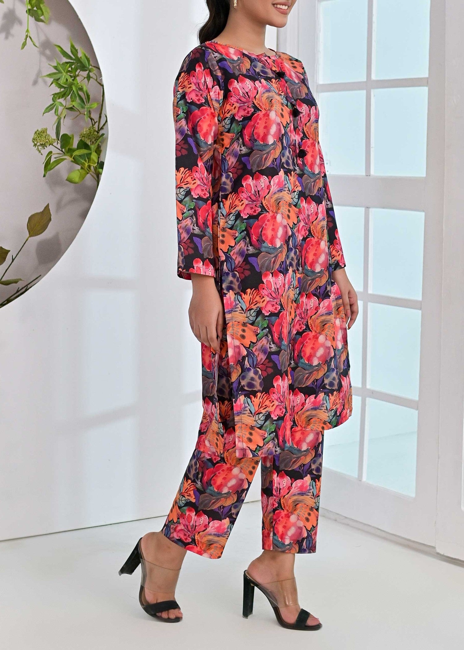 poly viscose Co Ord Sets in Multi