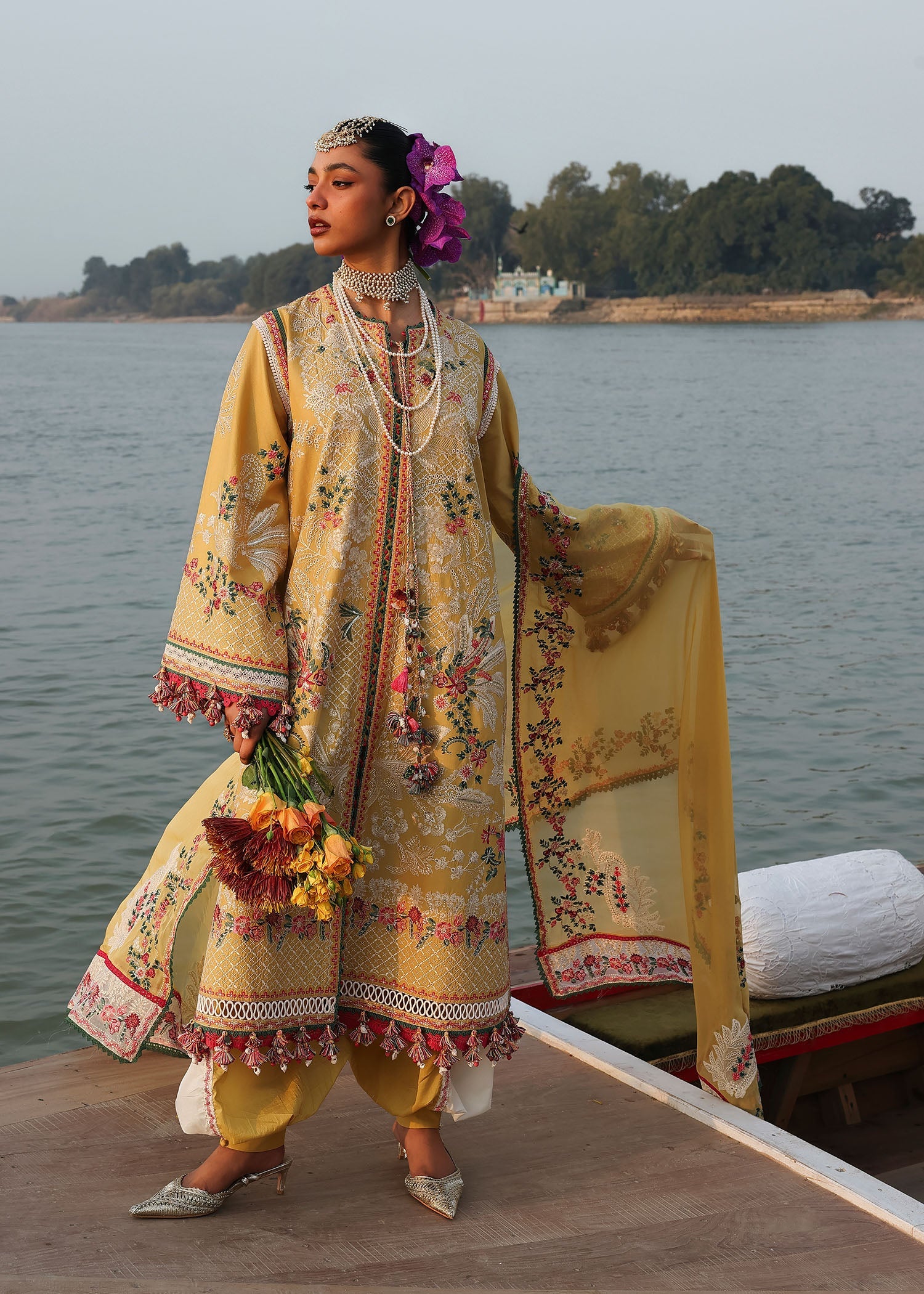 Luxury Lawn Eid Edit – Ochre