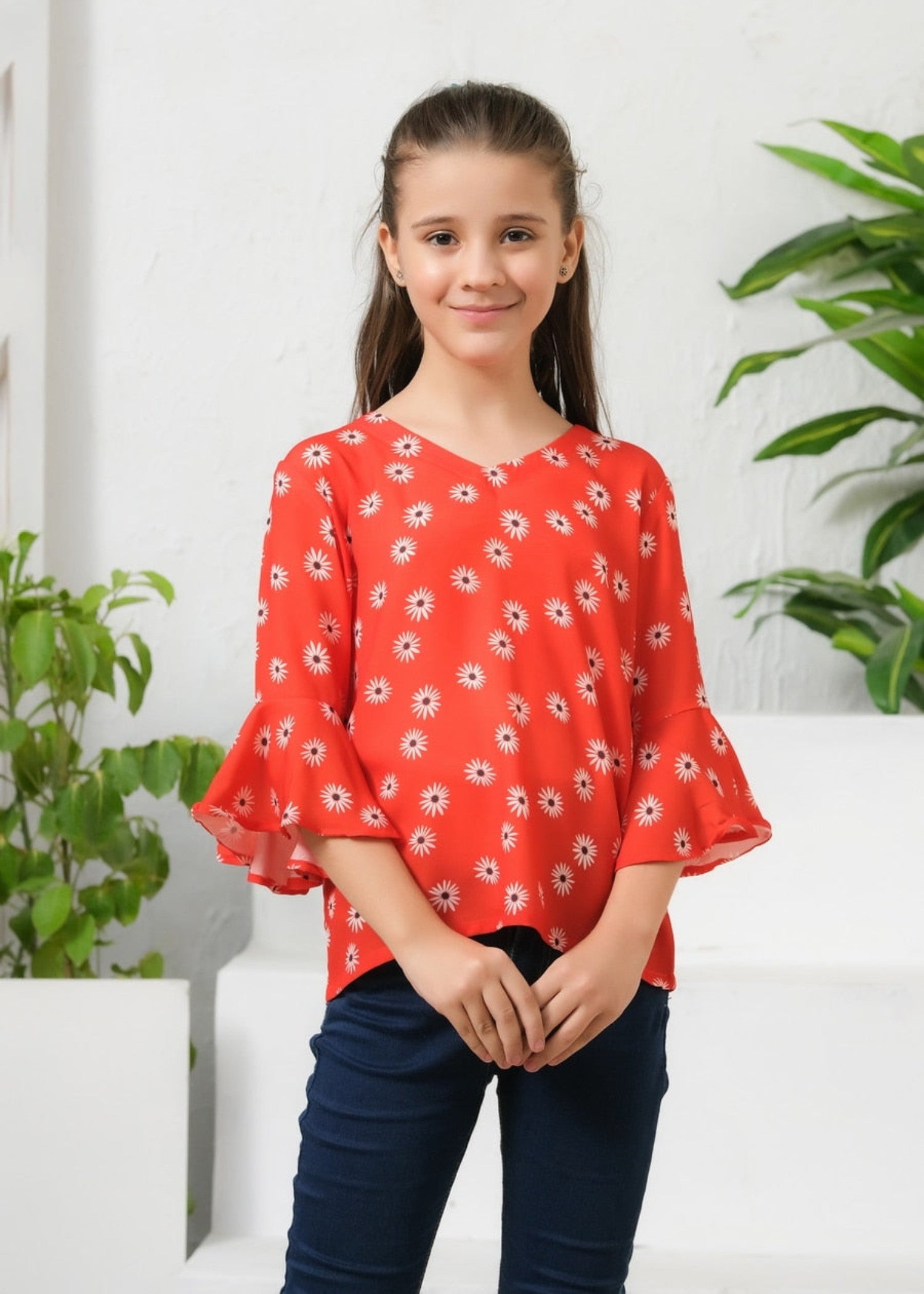 Top in Sunset orange