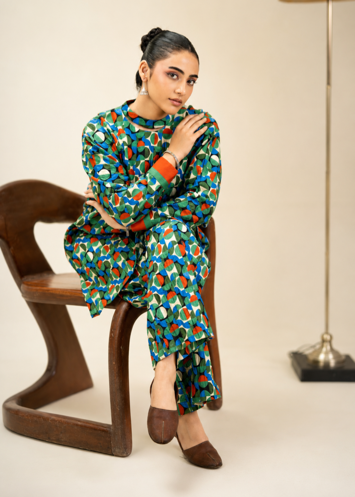 seersucker Co Ord Sets in Blue, red, green