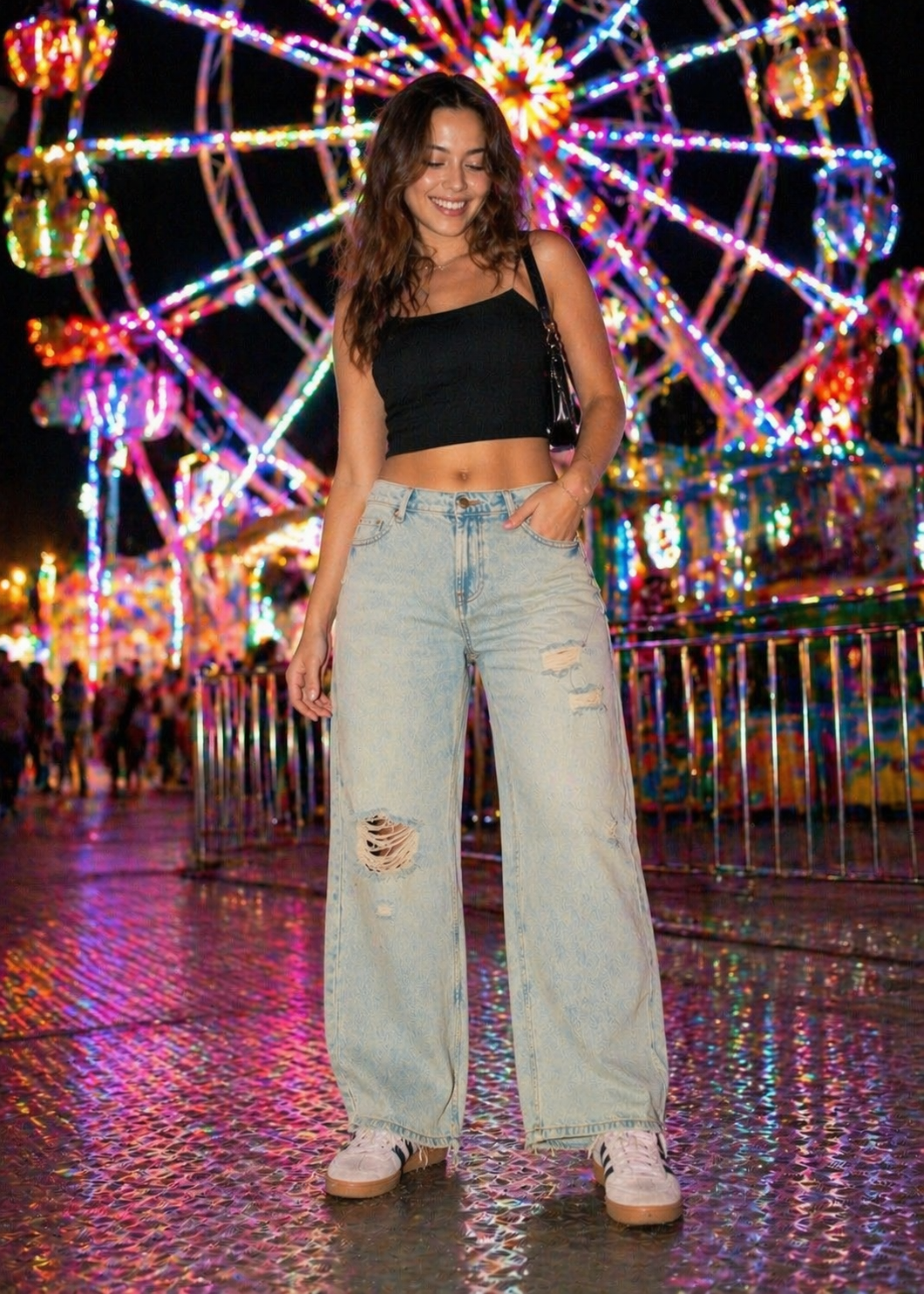 denim Jeans in Powder blue
