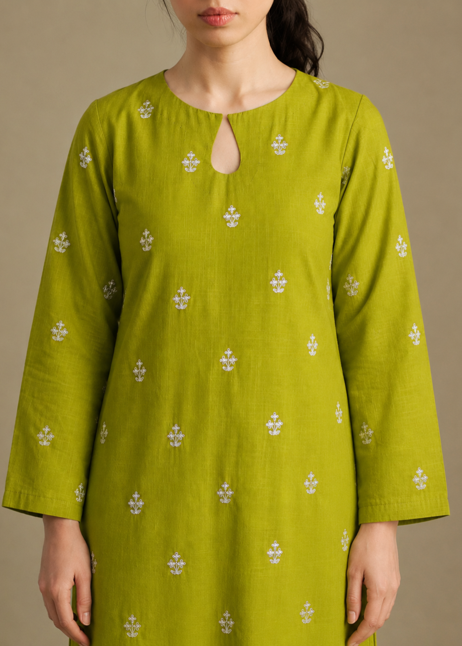 lawn Co Ord Sets in Lime green