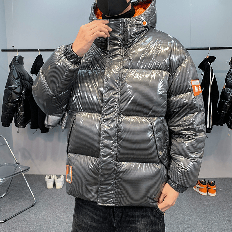 Thickened Warm Bright Windproof 90 down down Jacket