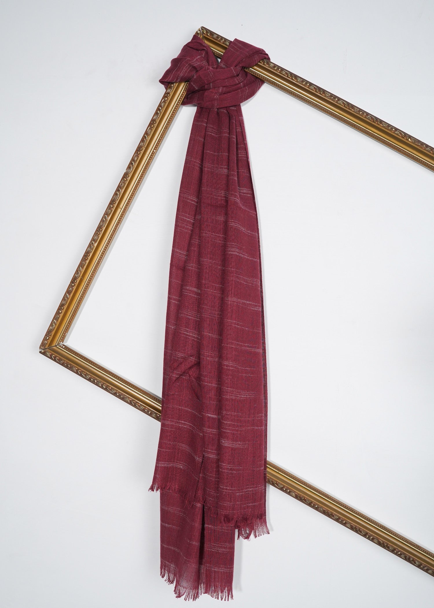 lawn Hijab in Maroon