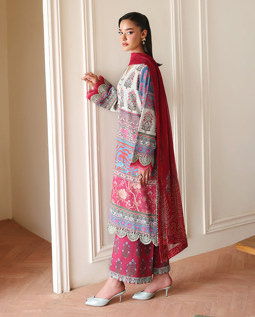 Eclat Garden Printed Lawn – Rosette Dream