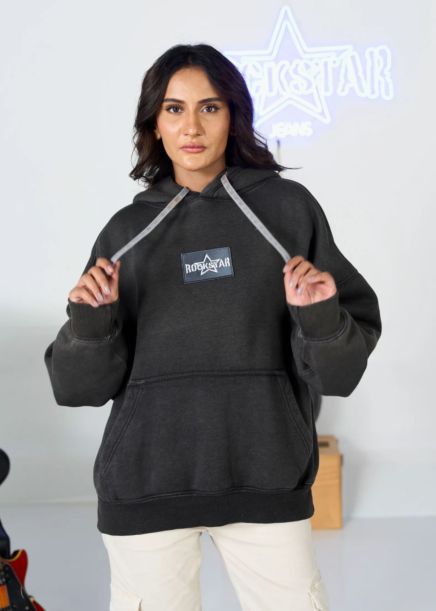 terry Hoodie in Charcoal