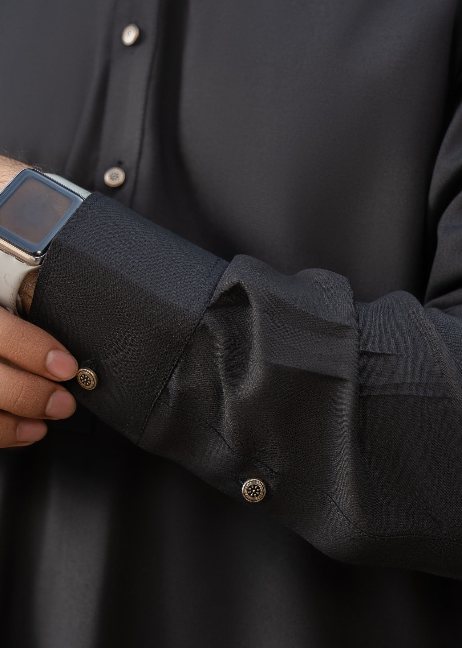 wash & wear Shalwar Kameez in Black