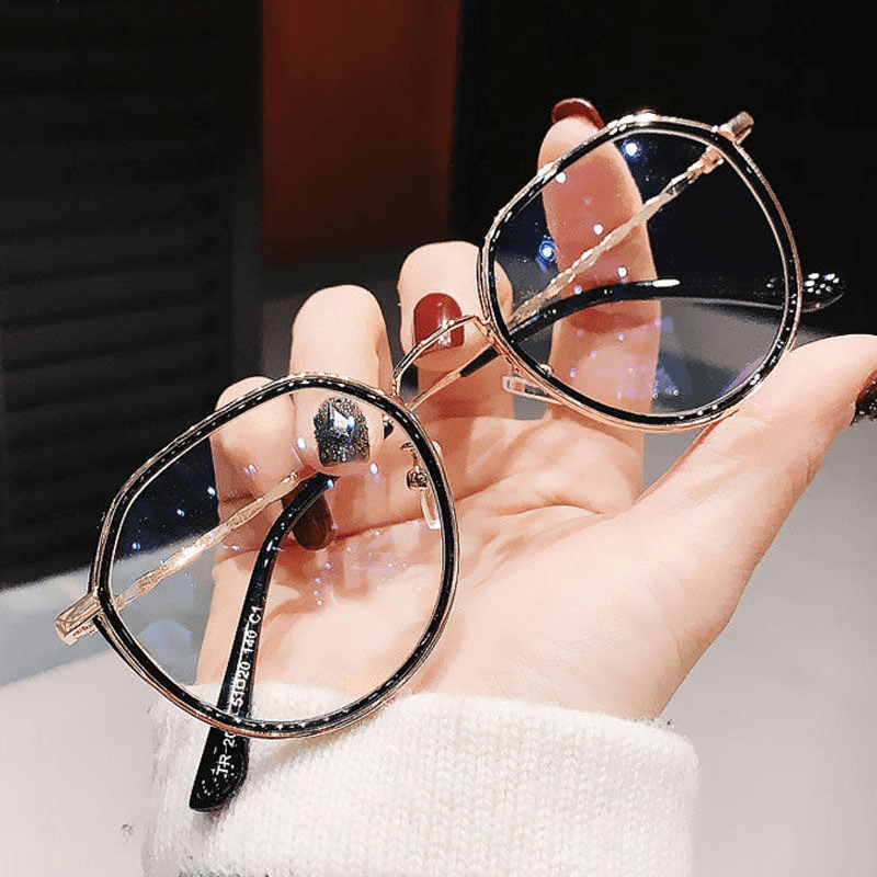 The New Polygonal Anti-Blue Light Glasses Frame Korean Version