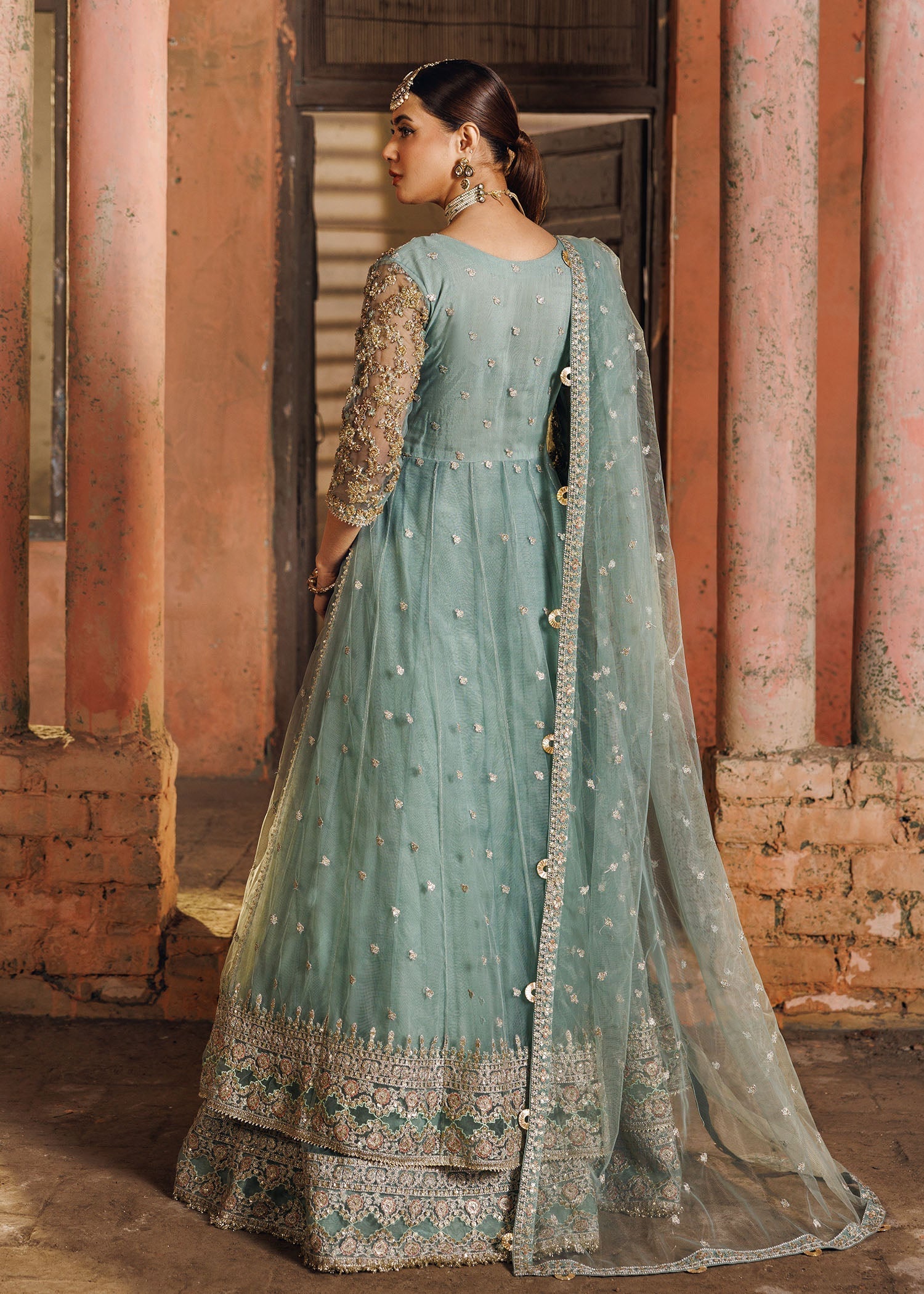 net Maxi in Pastel green