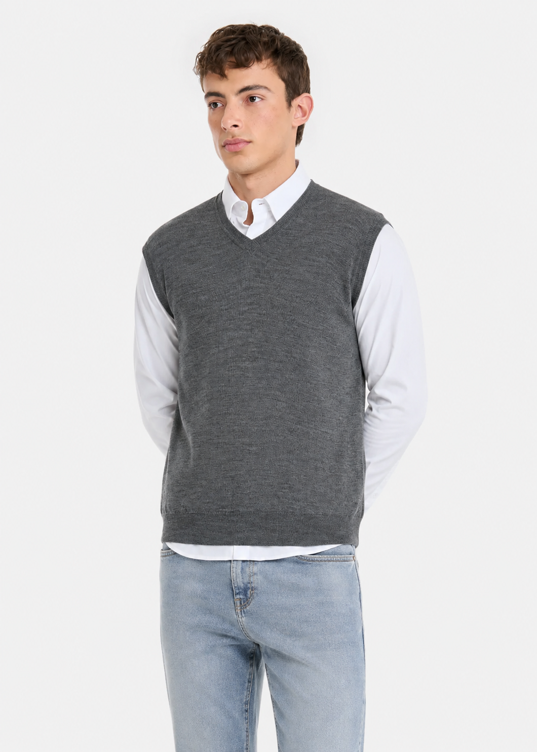 wool Sweater in Grey