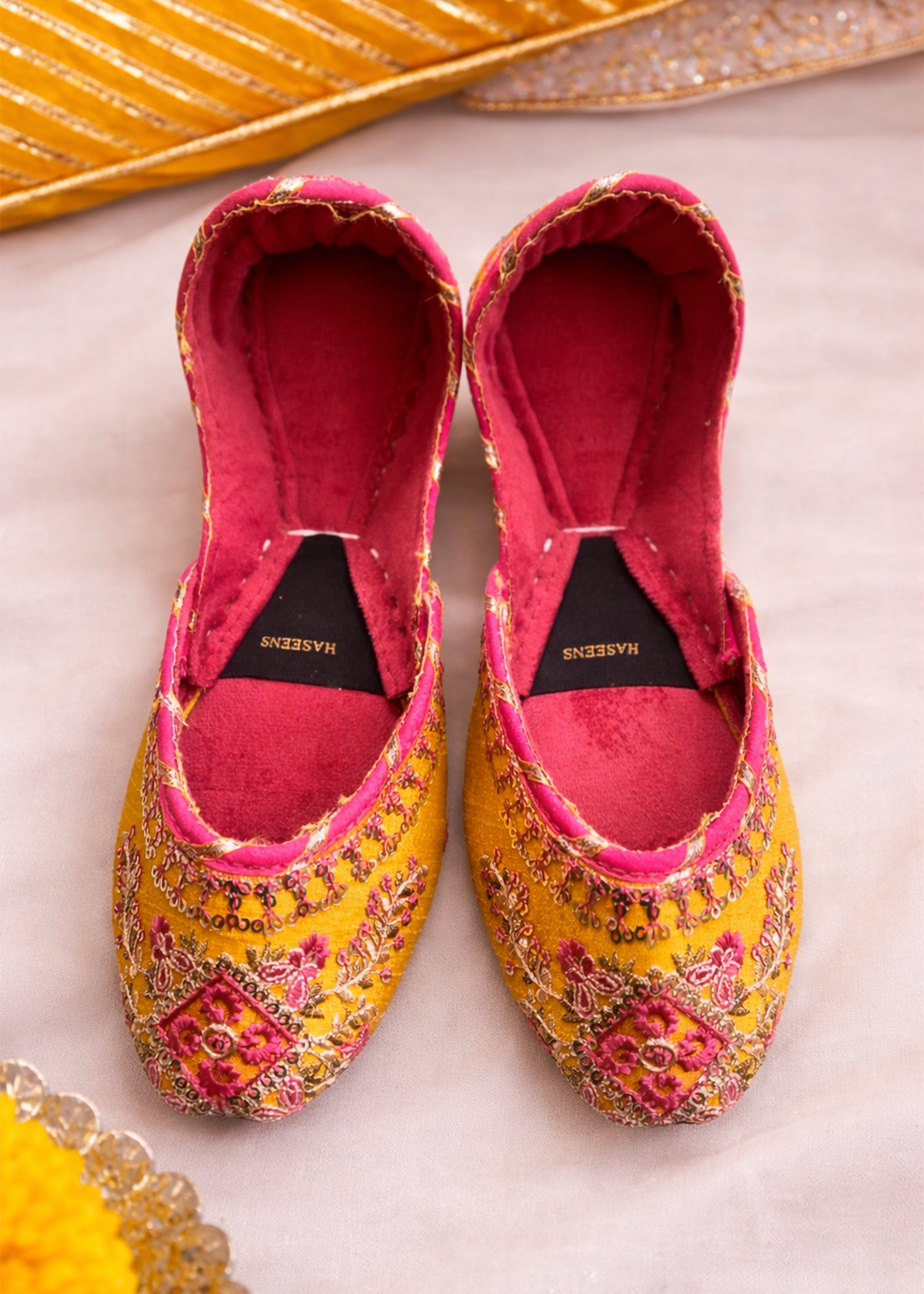 Khussa in School bus yellow by - High Quality Women Khussa GNB6840