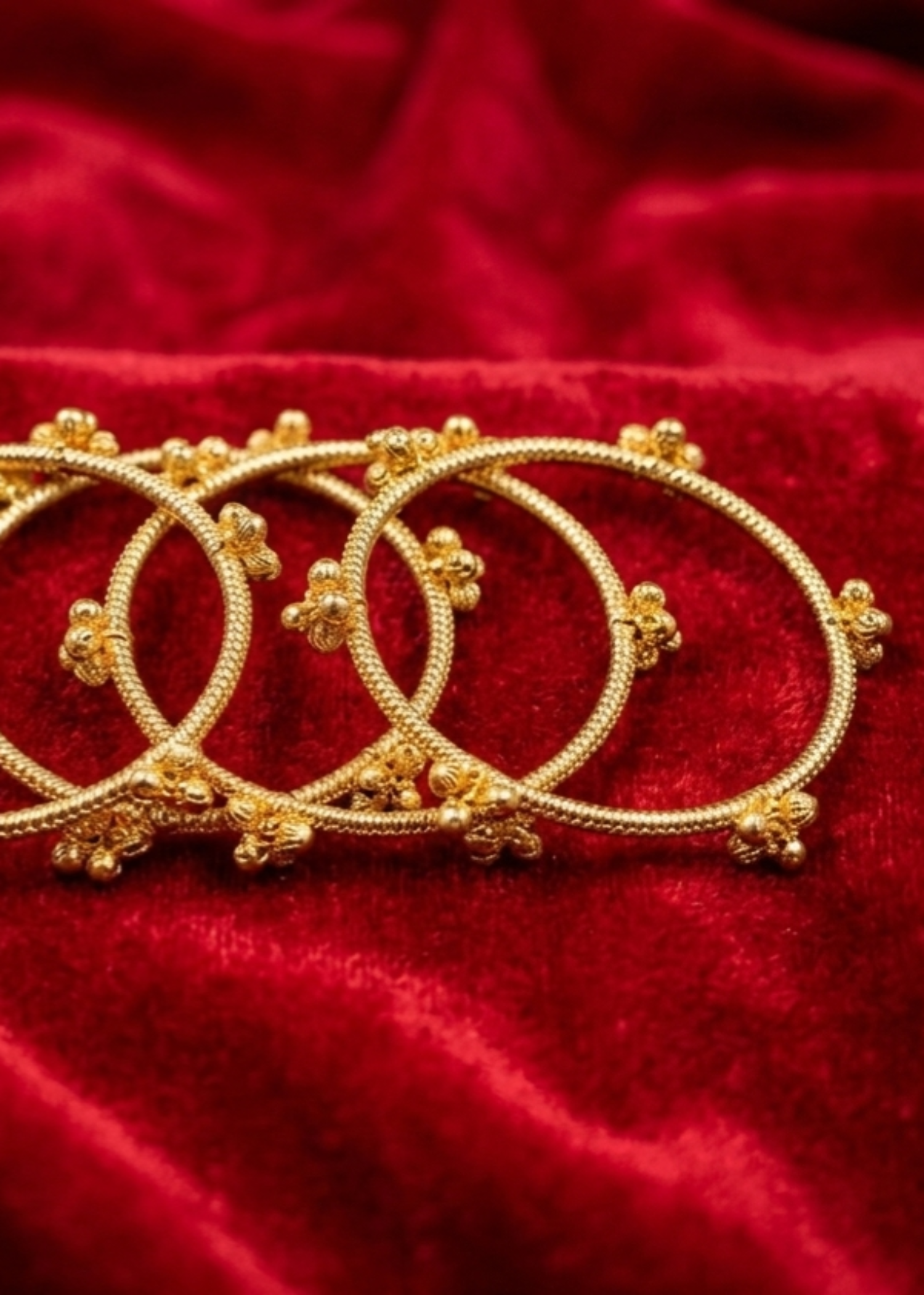 Bangles in Gold Color by - Trendy Women Bangles RDL7788