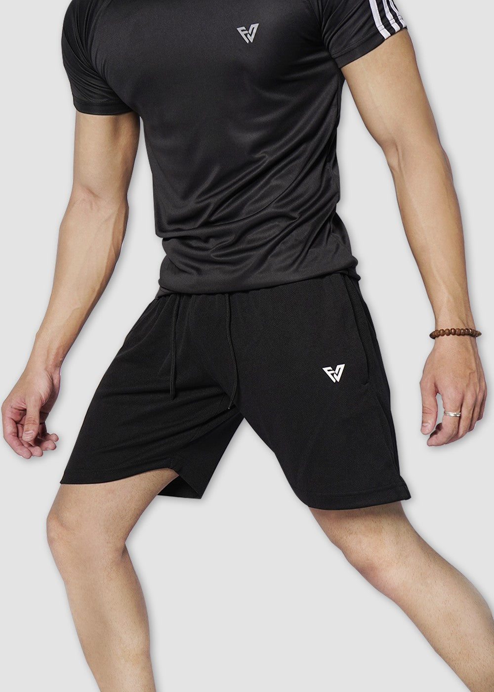 polyester Shorts in Black