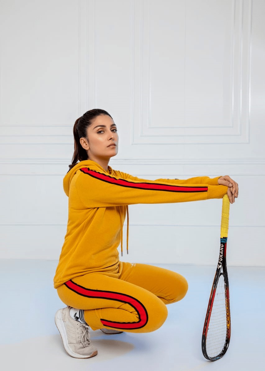 terry Tracksuit in Yellow