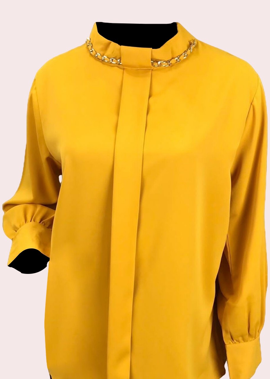 rayon Tunic in Mustard