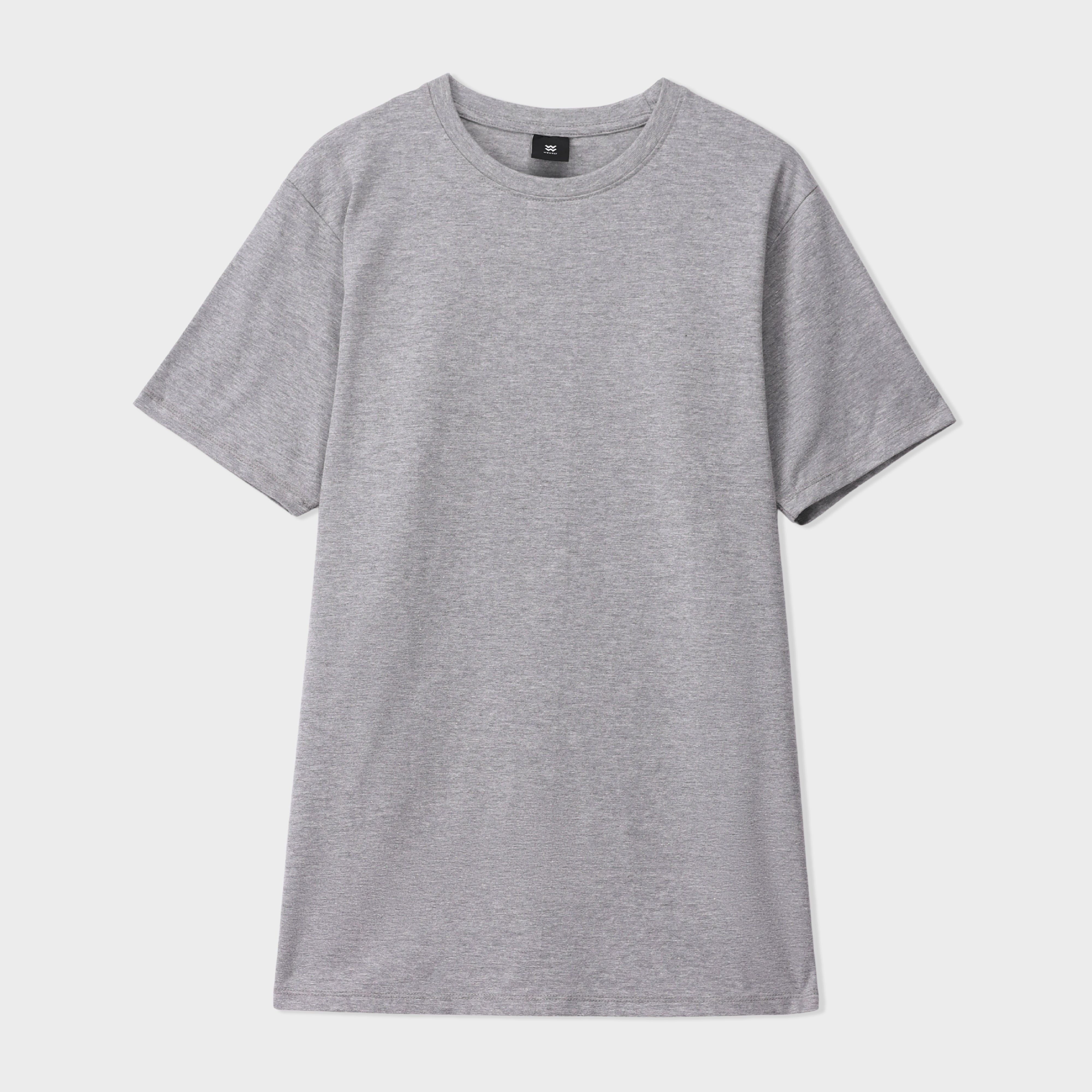 seersucker T Shirt in Grey