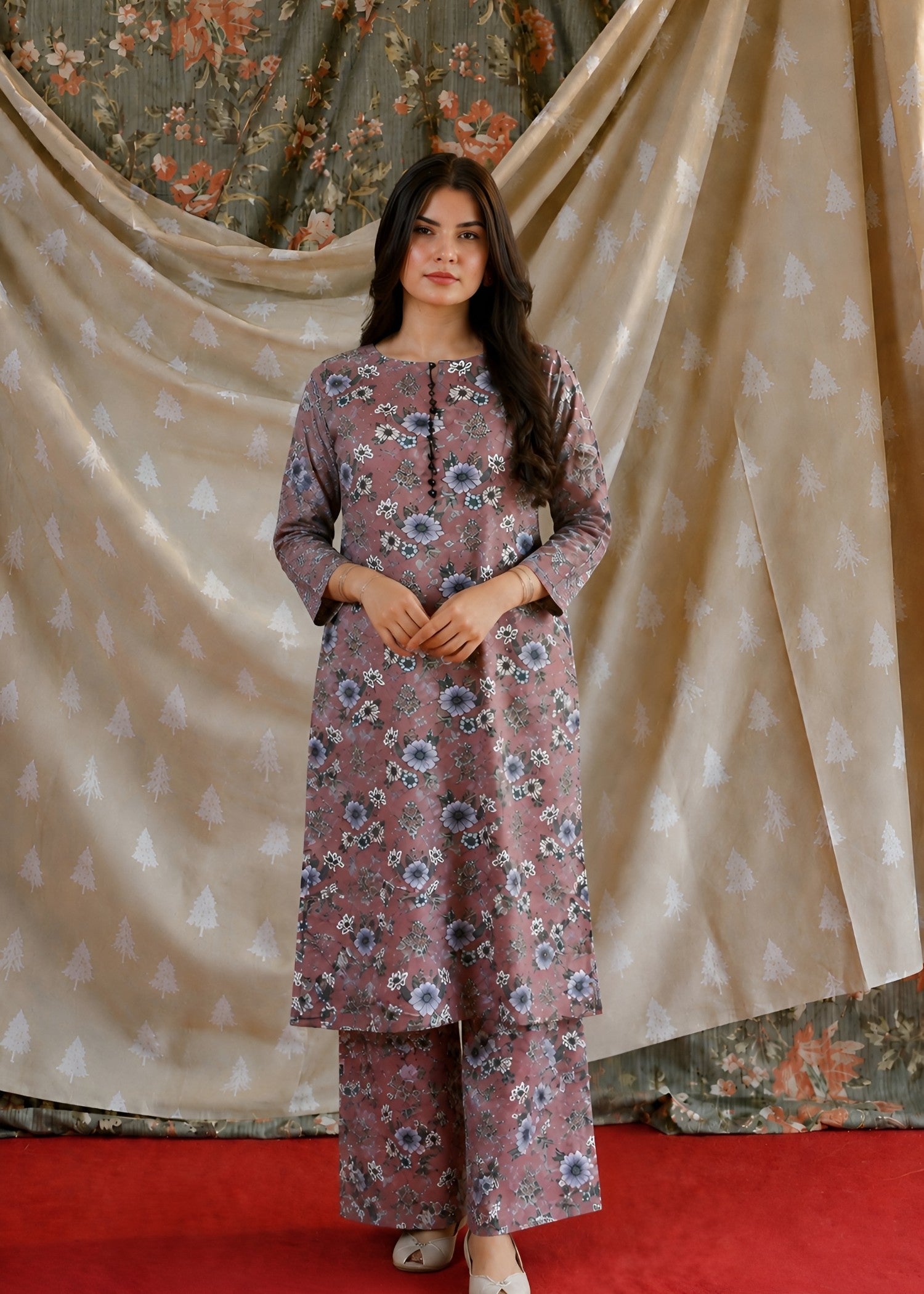 linen Co Ord Sets in Espresso brown