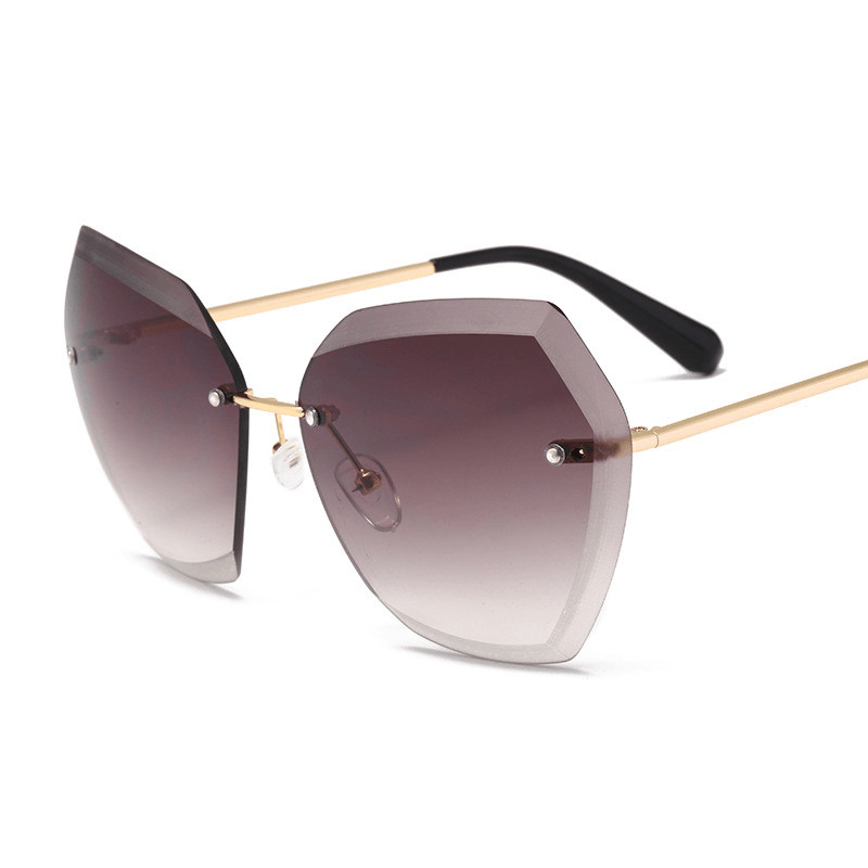 Ocean Piece Sunglasses European and American Trend Glasses Cut-Edge Sunglasses