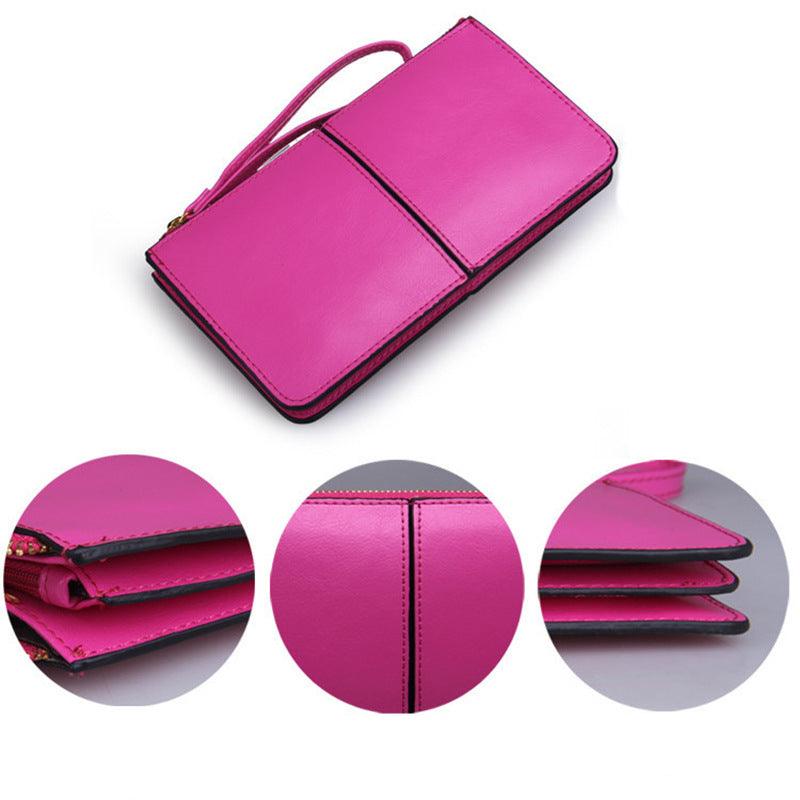 Camila Leather Wristlet