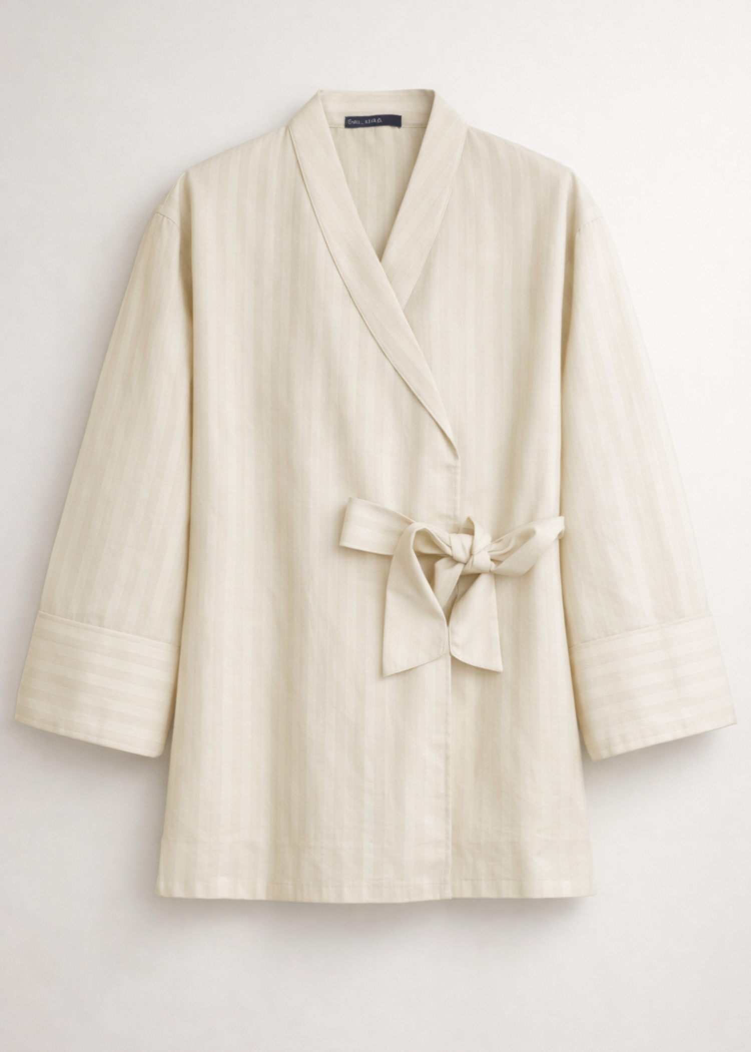cotton linen Top in Cream