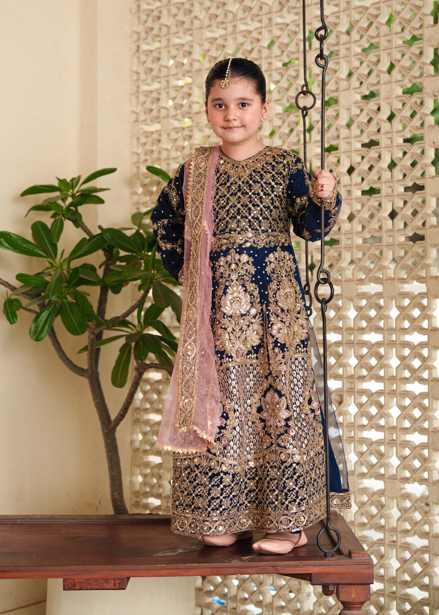 net Pishwas in Blue