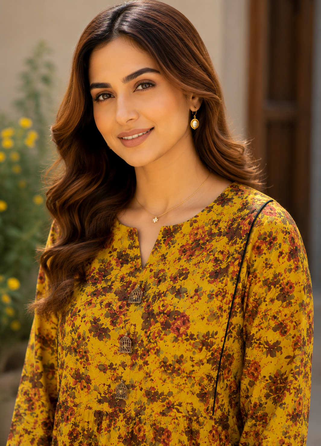 lawn Tunic in Mellow yellow
