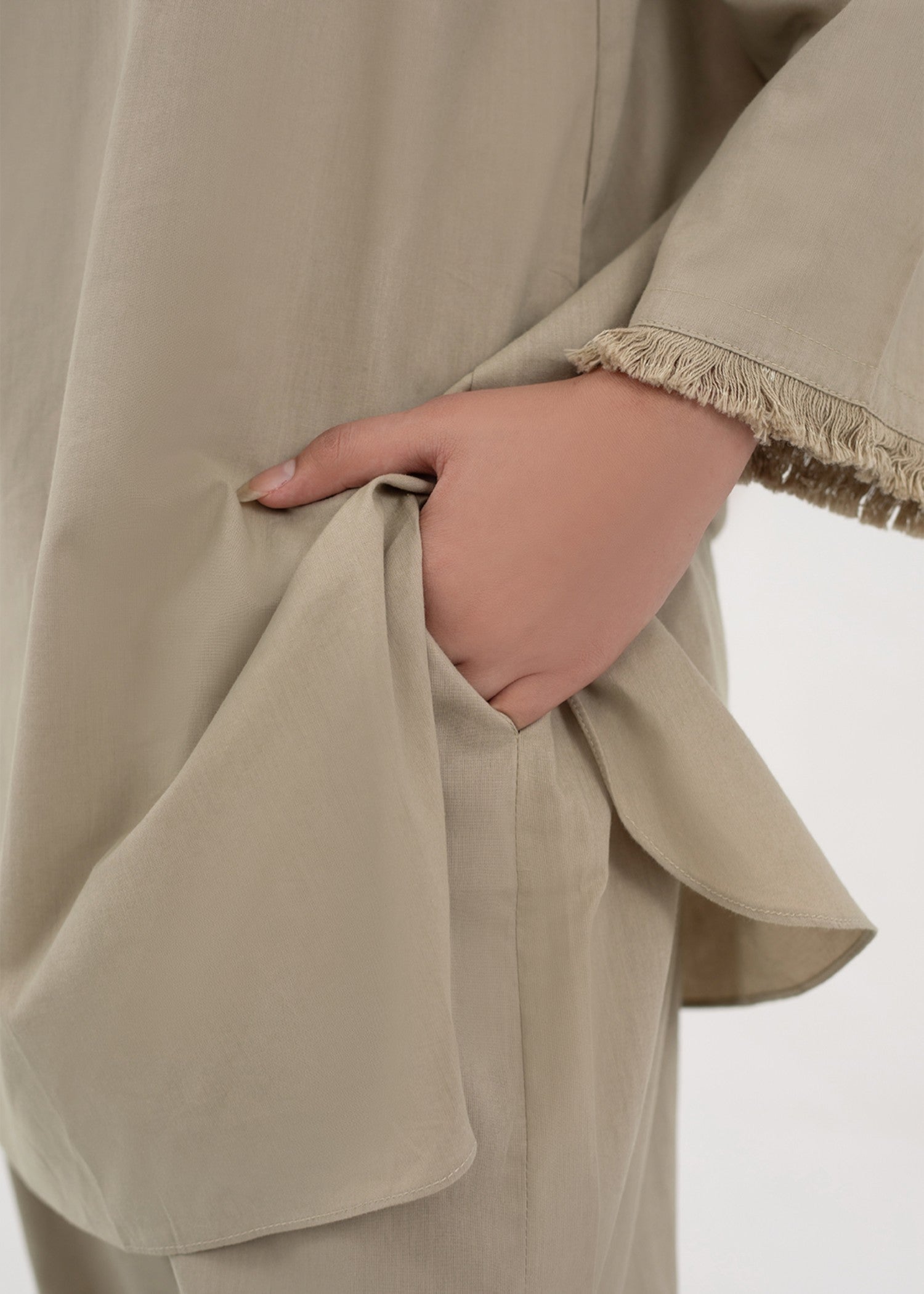 polycotton Co ord Sets in Beige