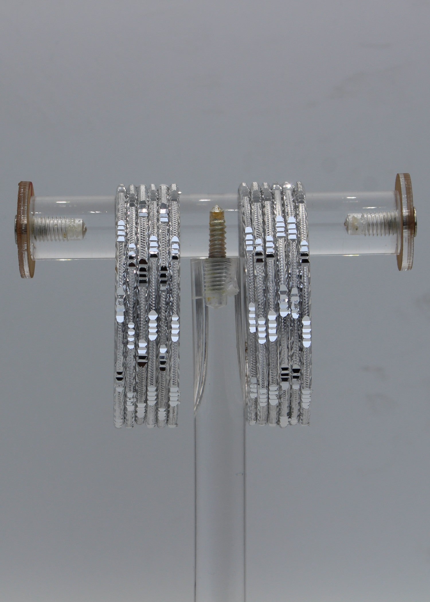 Bangles in Silver Color by - Trendy Women Bangles KMX9712