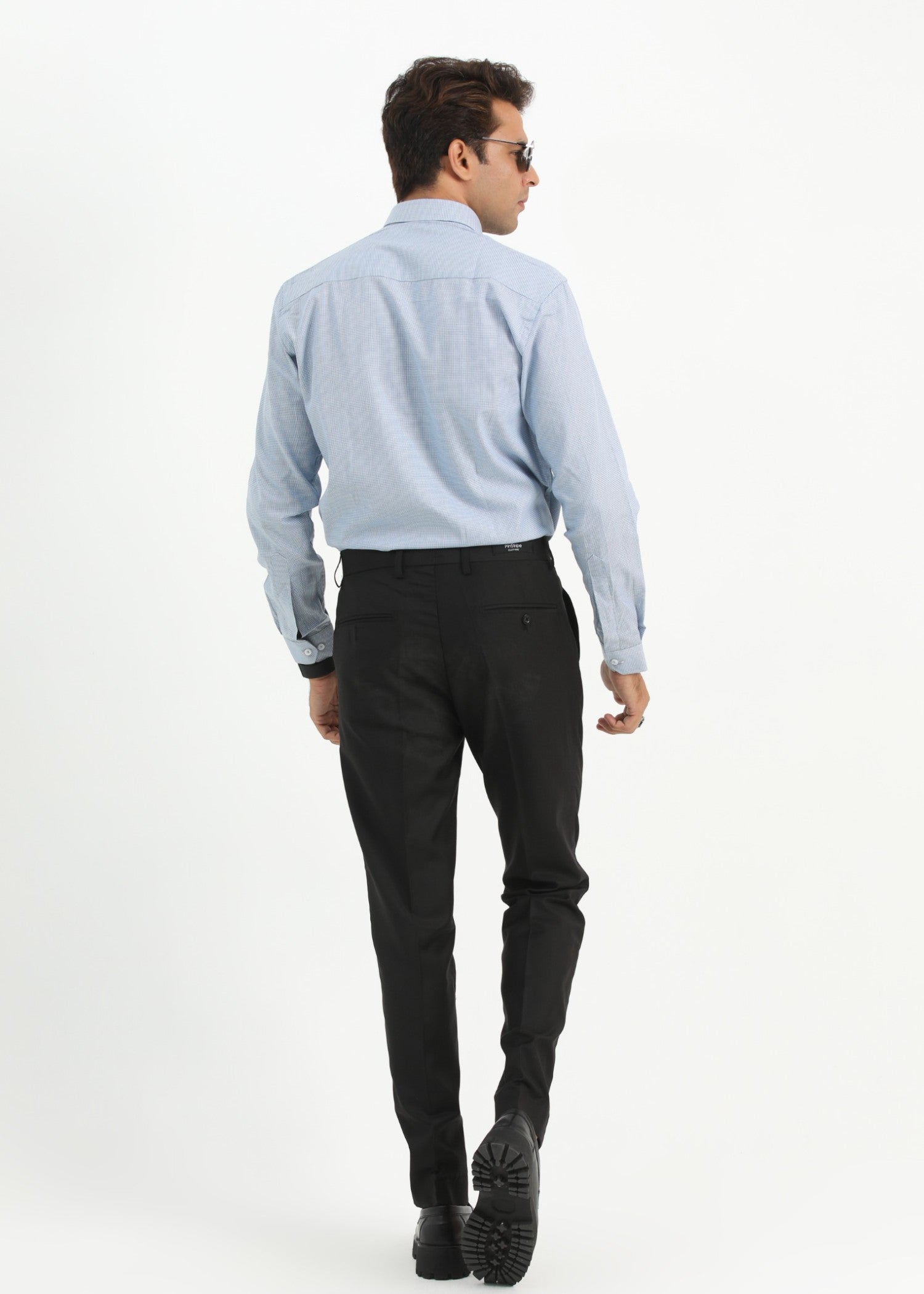 cotton Formal Shirt in Ice blue