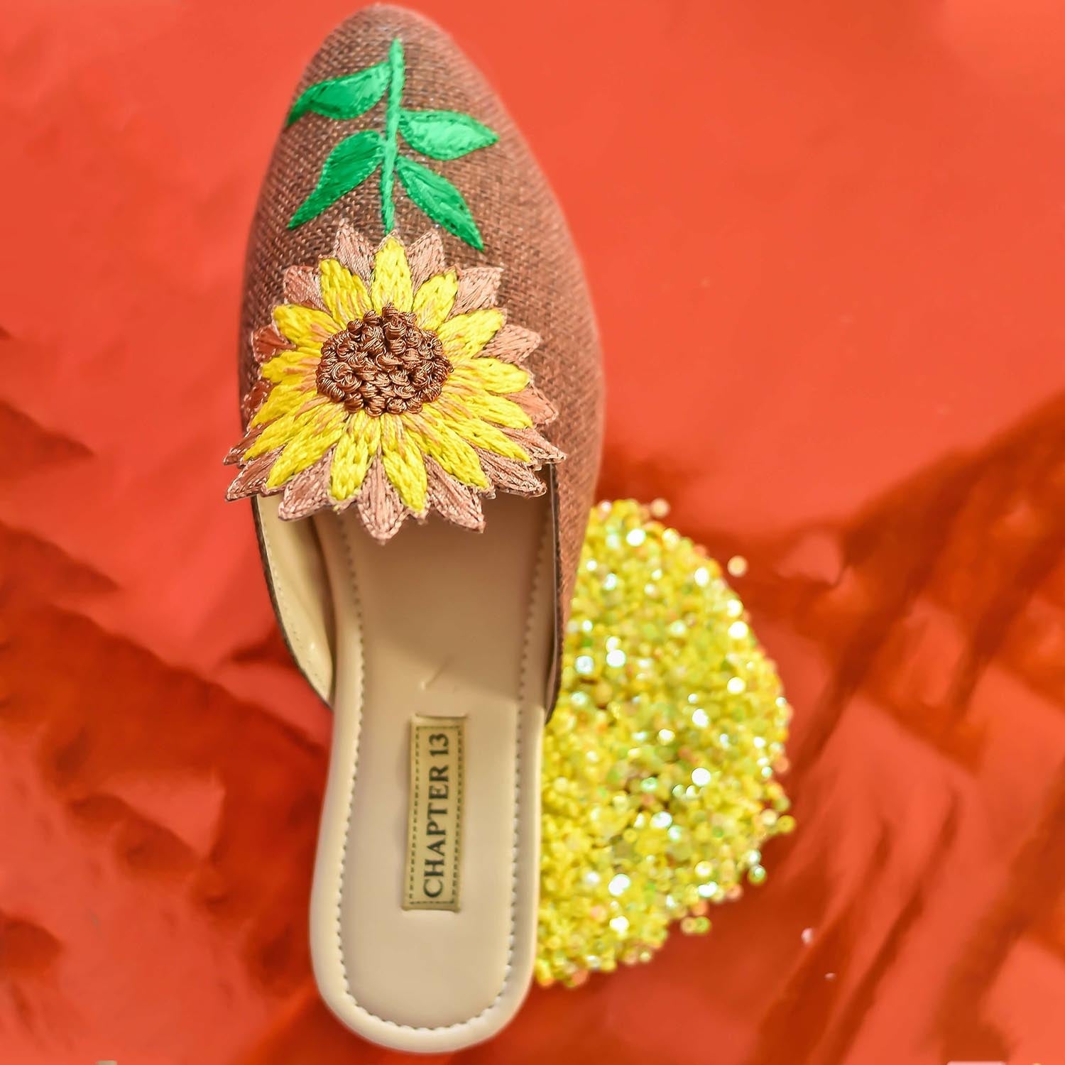 Mules in Brown by - High Quality Women Mules JUR9407