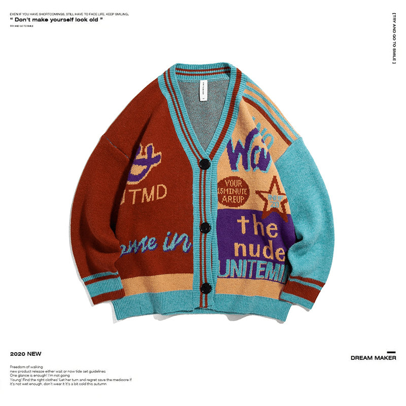 Dope Colourful Cardigan