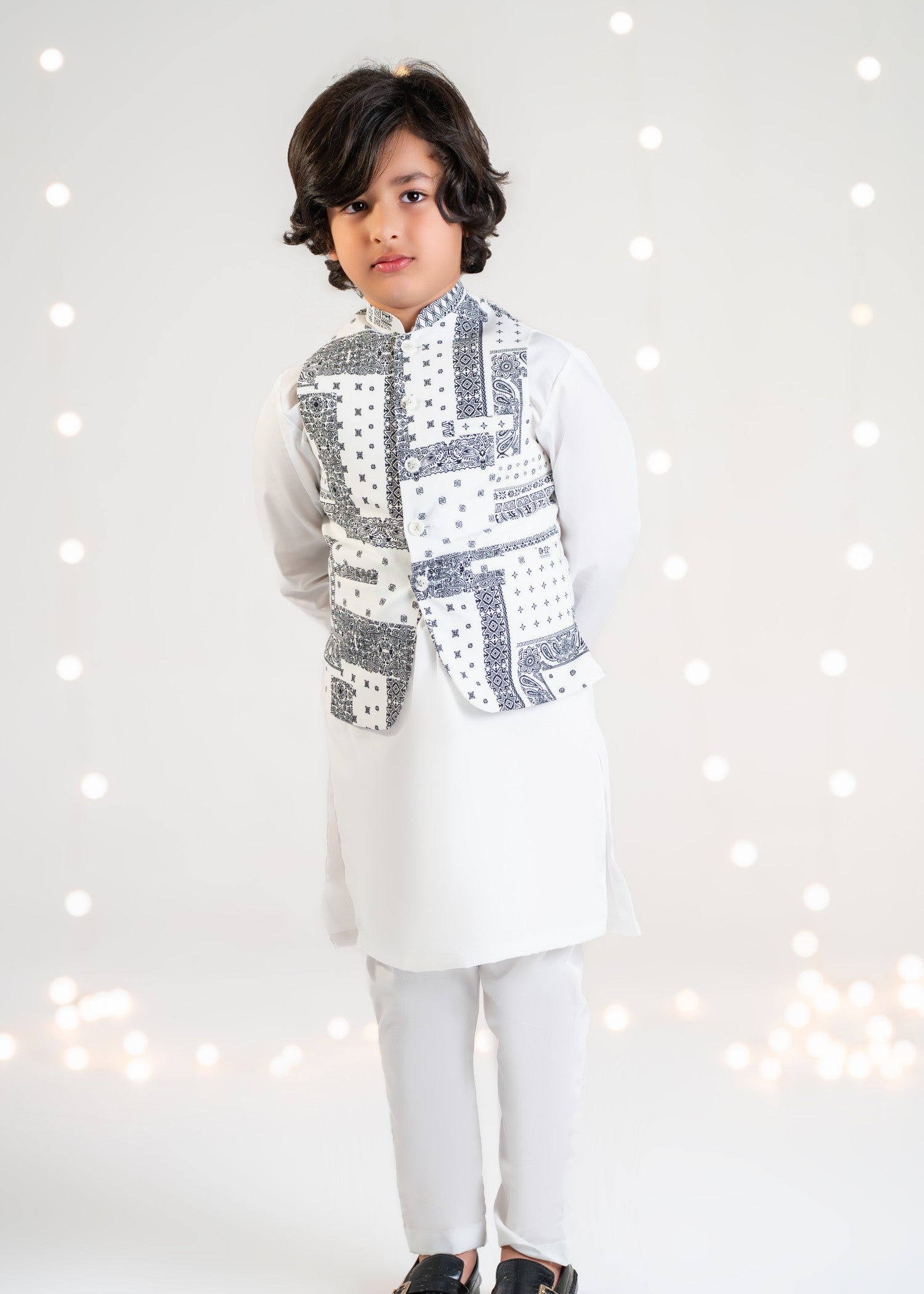 cotton Waistcoat in White